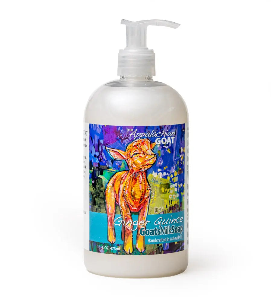 LIQUID SOAP - GINGER QUINCE GOATS MILK 16 oz. Essential Journeys