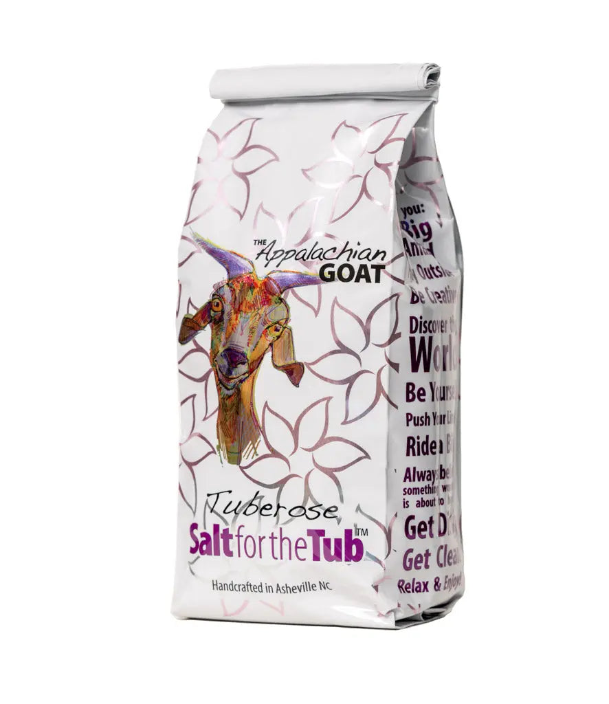 TUBEROSE GOATS MILK ARNICA BATH SALTS Essential Journeys