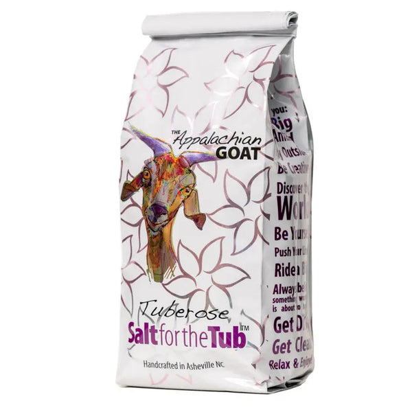 TUBEROSE GOATS MILK ARNICA BATH SALTS Essential Journeys