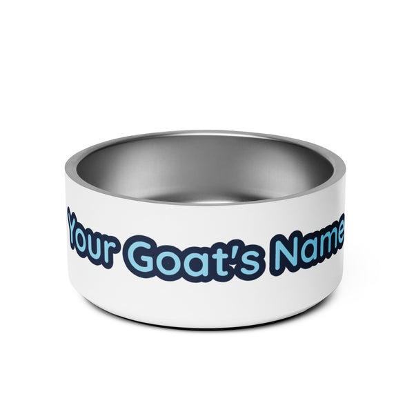 Personalized Goat Bowl