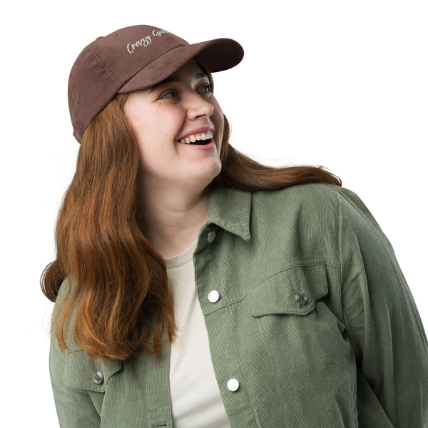 Crazy Goat Lady Corduroy Hat – Vintage Style Goat Lover Cap Crazy Goat Lady