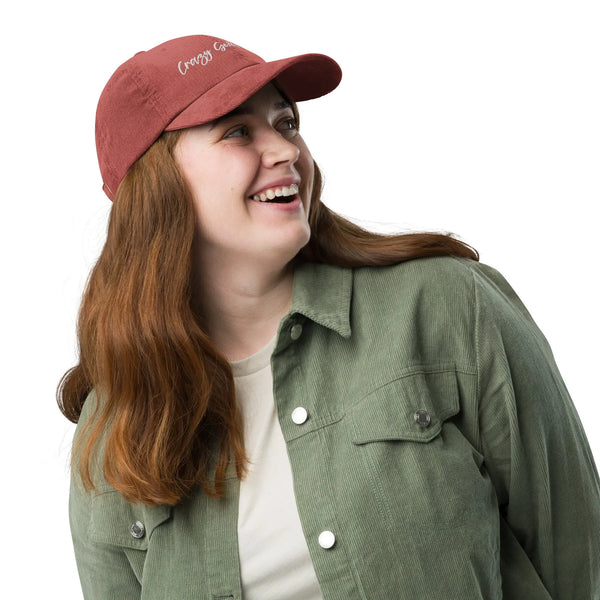 Crazy Goat Lady Corduroy Hat – Vintage Style Goat Lover Cap Crazy Goat Lady