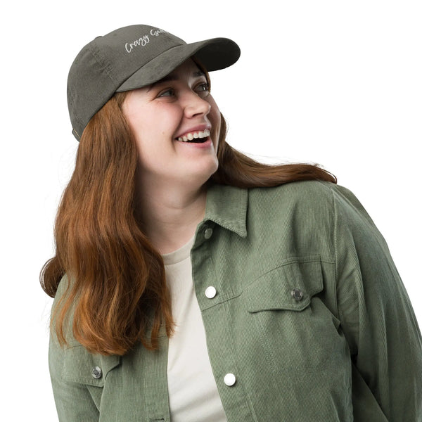 Crazy Goat Lady Corduroy Hat – Vintage Style Goat Lover Cap Crazy Goat Lady
