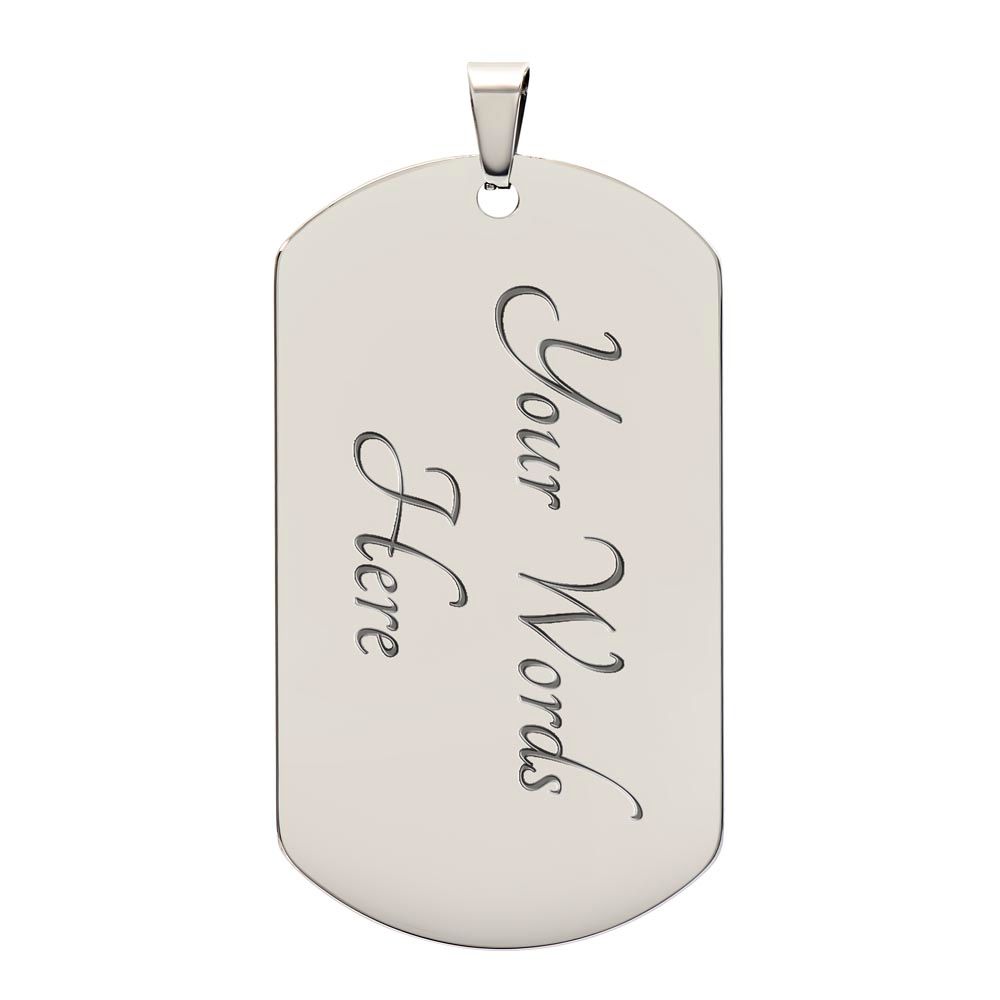 Best Friends Dog Tag Necklace