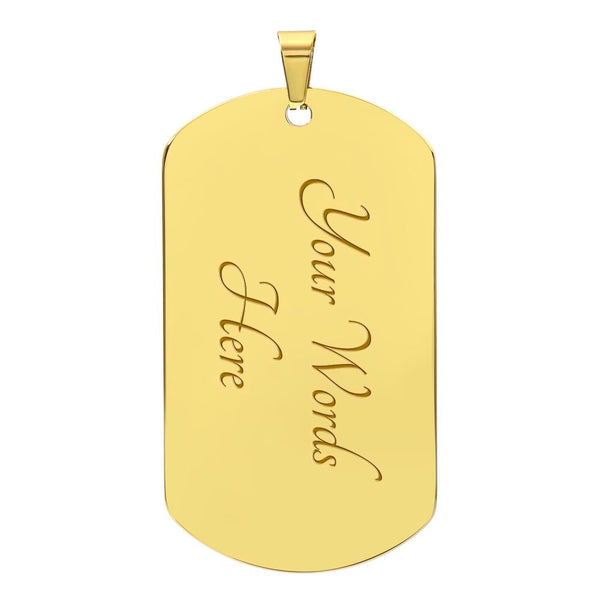 Best Friends Dog Tag Necklace