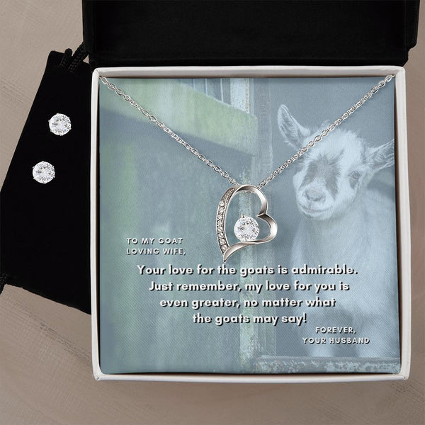 Forever Love Necklace & Earring Set